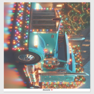  Festlicher Weihnachts-LKW mit Lichtern