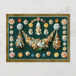 Festoons, Shell Masks and Rosettes Postcard