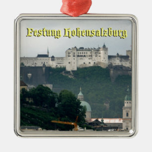 Festung Hohensalzburg, Salzburg Austria Metal Tree Decoration