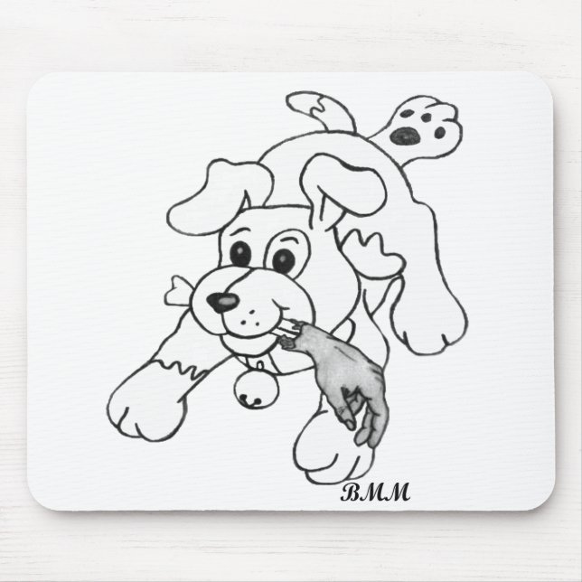 Fetch Boy Mouse Mat (Front)