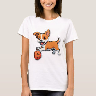 Fetch Happens – Funny Dog Cartoon T-Shirt