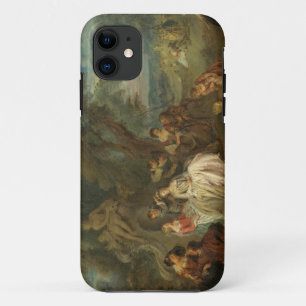 Fête Champêtre, c. 1730 (oil on canvas) iPhone 11 Case