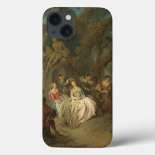 Fête Champêtre, c. 1730 (oil on canvas) iPhone 13 Case