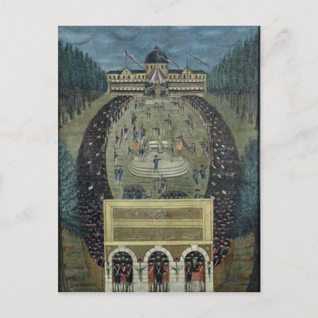 Fete de la Federation, 14th July 1790 Postcard (Front)
