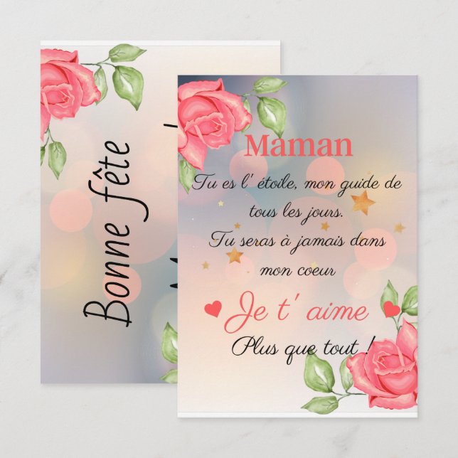 fête des mamans  (Front/Back)