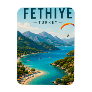 Fethiye Turkey Turquoise Coast Mediterranean Magnet