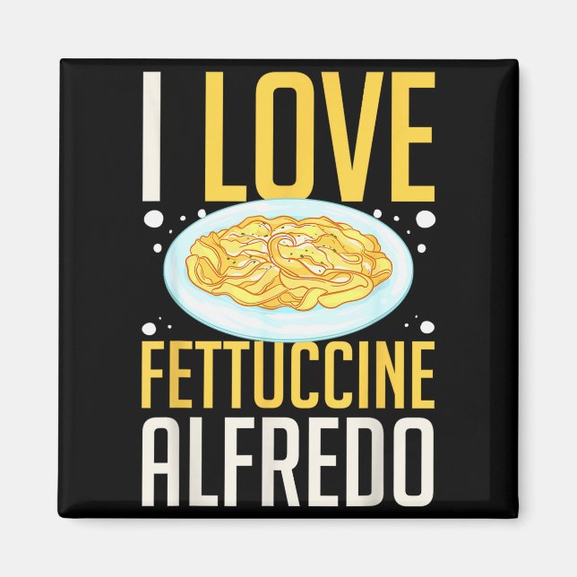 Fettuccine Alo Chicken Sauce Recipes Vegan Pasta  Magnet (Front)