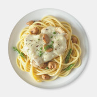 Fettuccini Alfredo Funny Food