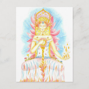 Feu intérieur postcard