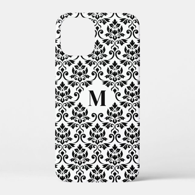 Feuille Damask Black Pattern (Custom) Case-Mate iPhone Case (Back)