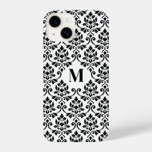 Feuille Damask Black Pattern (Custom) iPhone 14 Case