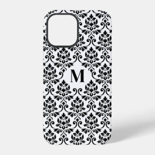 Feuille Damask Black Pattern (Custom) iPhone 12 Pro Case