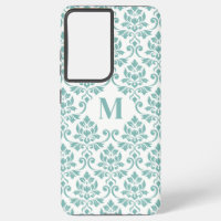 Feuille Damask Teal Pattern (Custom)