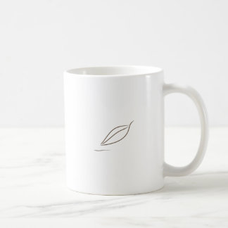 feuille discrète  coffee mug