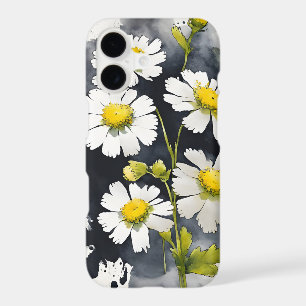 Feverfew - Watercolor flowers