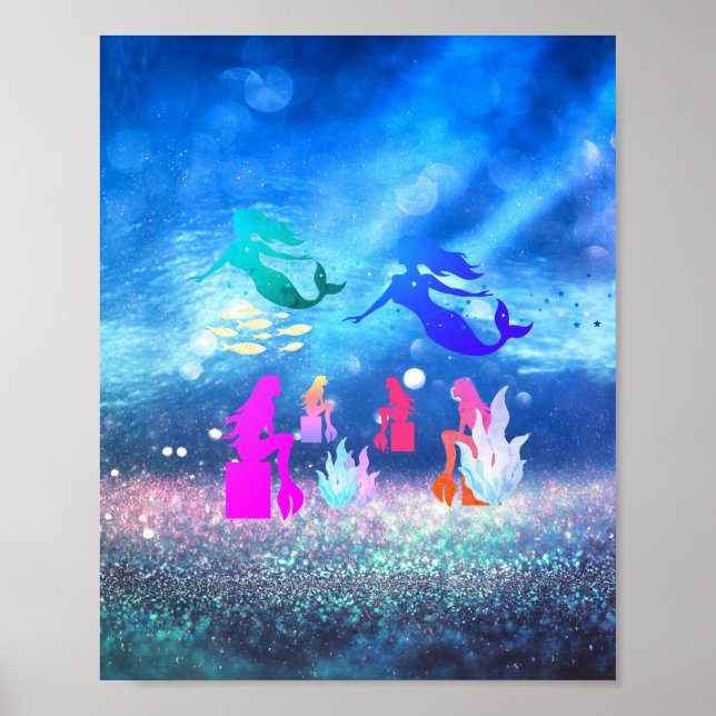 few mermaids  poster (Front)