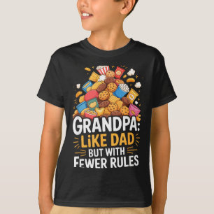 Fewer Rules Funny Grandpa T-Shirt