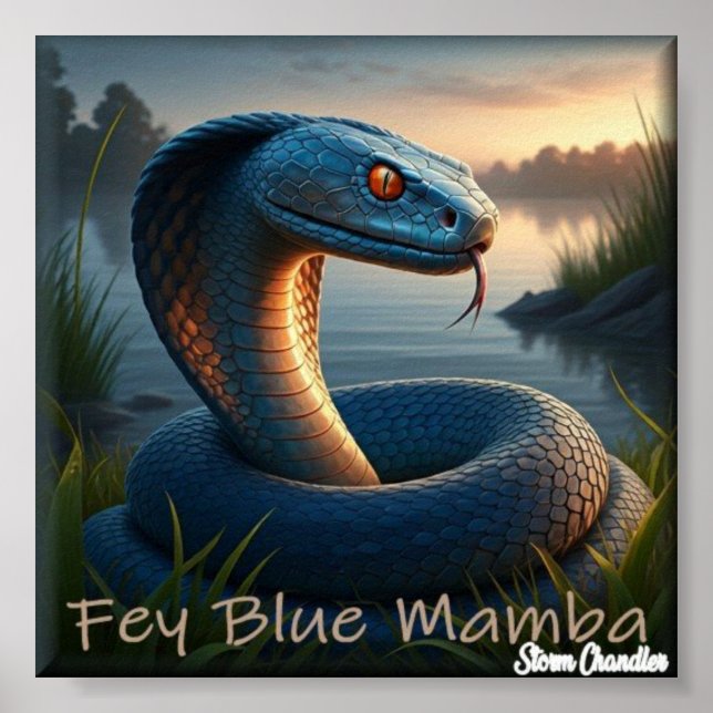 Fey Blue Mamba  Poster (Front)