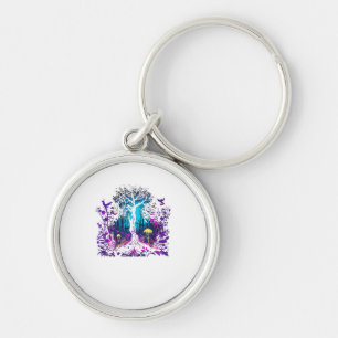 Fey Gothic Emo Goblincore Aesthetic  Forest Graphi Key Ring