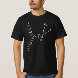 Feynman diagram, proton neutron scattering T-Shirt
