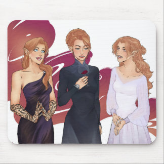 Feyre, In this and Elain Archeron Mouse Mat