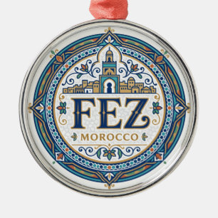 Fez Morocco Metal Tree Decoration