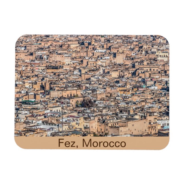 Fez Morocco Refrigerator Magnet (Horizontal)