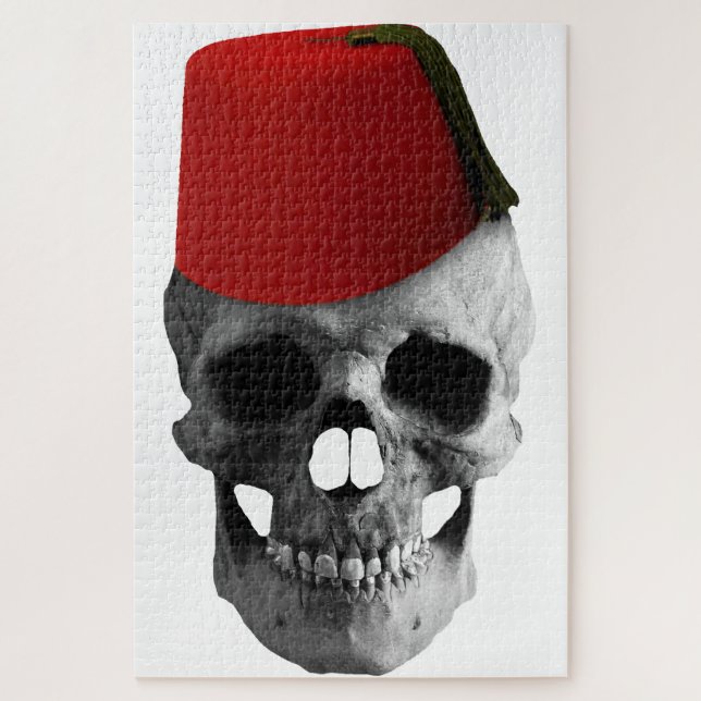 Fez of the Effendi: A Skull's Egyptian Tale Jigsaw Puzzle (Vertical)