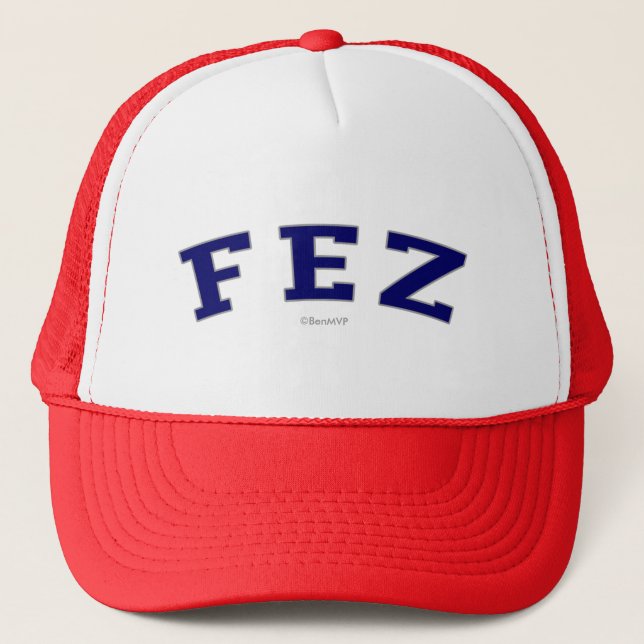 Fez Trucker Hat (Front)