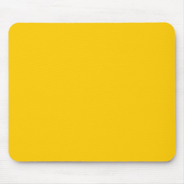 FFCC00 Gold Mouse Mat (Front)