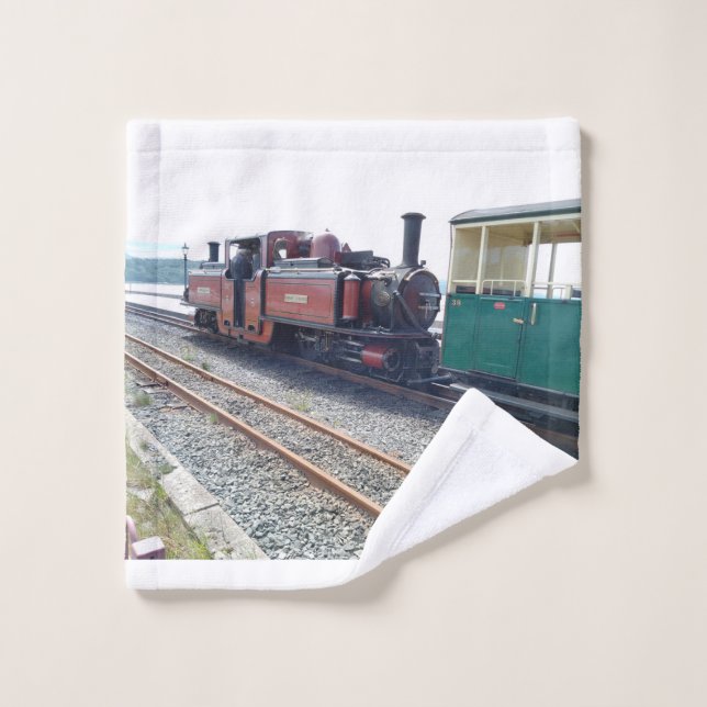 Ffestiniog Steam Engine Wash Cloth (Wash Cloth)