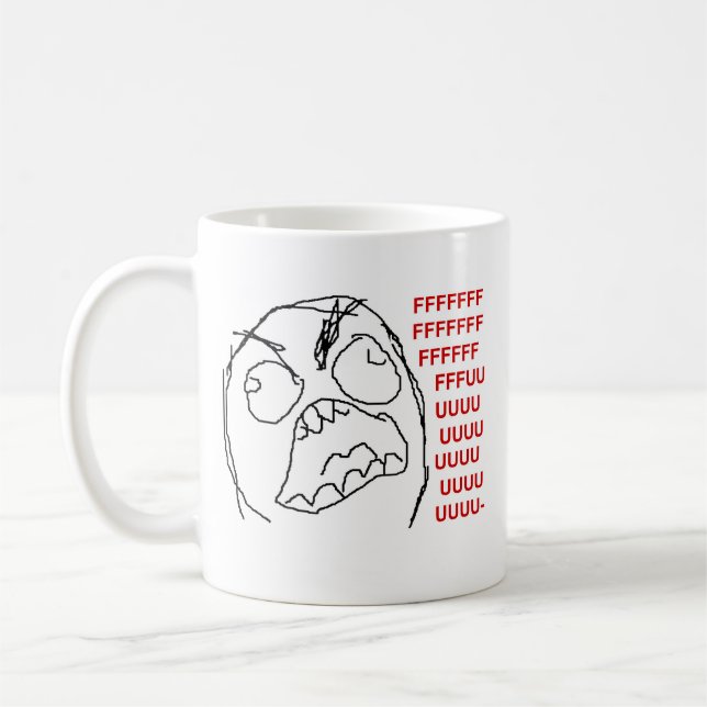FFFFUUUUU COFFEE MUG (Left)