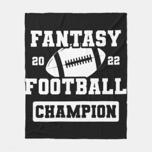 FFL League Champ Winner 2022 Fantasy Football Cham Fleece Blanket