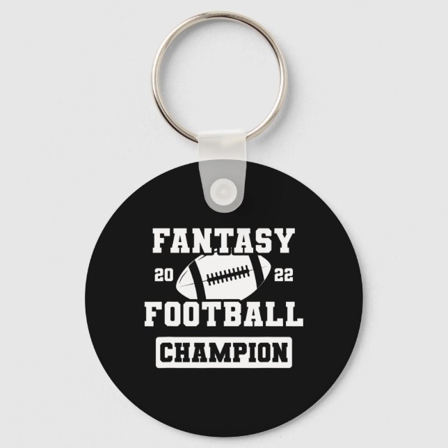 FFL League Champ Winner 2022 Fantasy Football Cham Key Ring (Front)