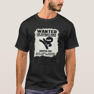 Fftkd Camp Nunchi 2022 Wanted Ultimate Ninja T-Shirt