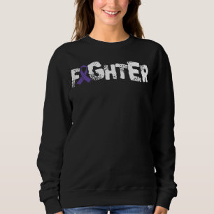 Fghter1 Autoimmune Disease Awareness Supporter Rib Sweatshirt