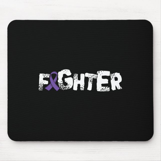 Fghter1- Epilepsy Awareness Support Ribbon  Mouse Mat (Front)