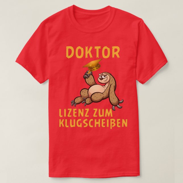 FH Uni Doktor Promotion 2020 graduation gift 1 T-Shirt (Design Front)