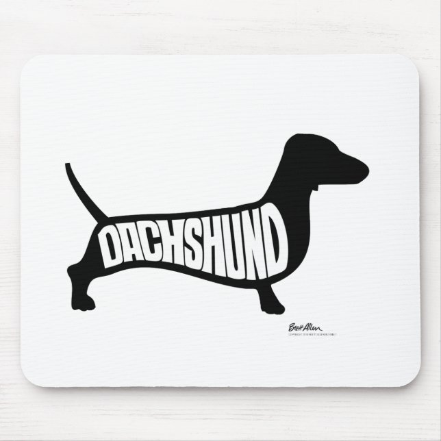FI Dachshund Mouse Mat (Front)