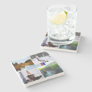 FI Lapland - Lake Inari - Lammintupa - Santa Claus Stone Coaster