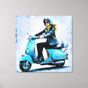 “Fiamma”  “Corsa Elegante” – Elegant Ride     Canvas Print