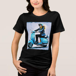 “Fiamma” “Corsa Elegante” – Elegant Ride Tri-Blend Shirt