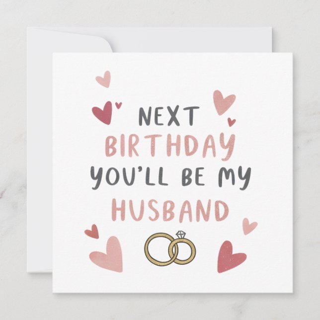 Fiance Birthday Card (Front)