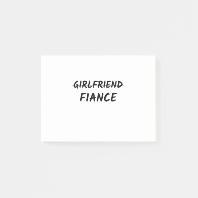 Fiance Post-it Notes (Front)