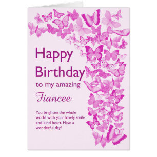 Fiancee Birthday Butterflies