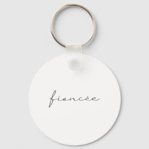 Fiancee Bride Bridal Groom Bachelorette Party Top  Key Ring