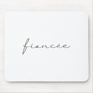 Fiancee Bride Bridal Groom Bachelorette Party Top  Mouse Mat