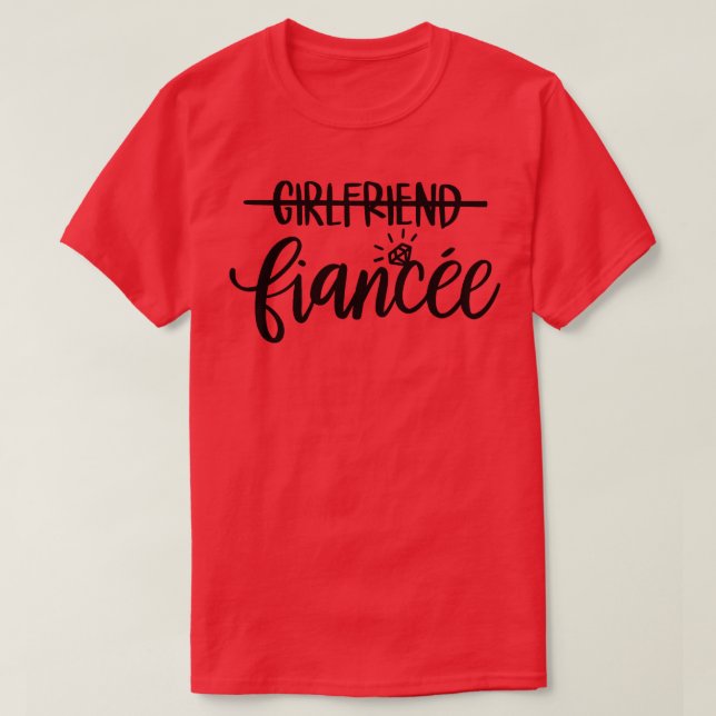 Fiancee Future Mrs  T-Shirt (Design Front)