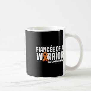 Fiancee Of A Warrior Orange Ribbon Rsdcrps Awarene Coffee Mug