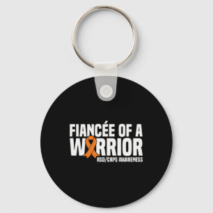 Fiancee Of A Warrior Orange Ribbon Rsdcrps Awarene Key Ring